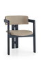 Hanah Home Silla CO - 002 Negro y Visón